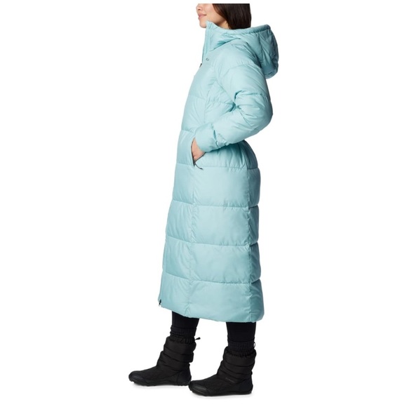Columbia Puffect Long Jacket Womens XXL Full Zip Puffer Insulated Hood parka - Picture 5 of 10